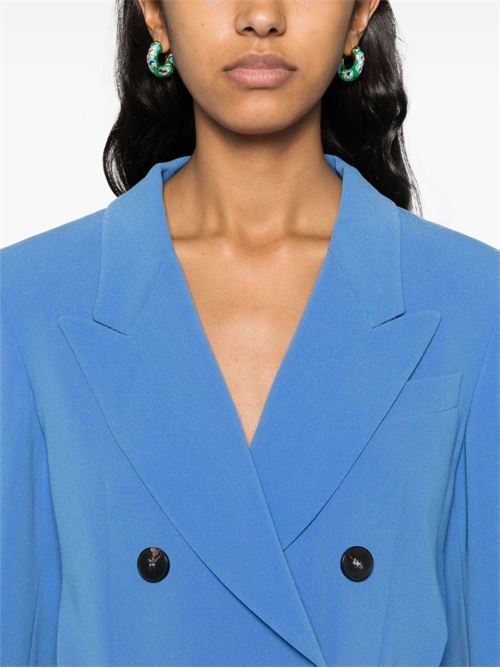 DOUBLE-BREASTED CADY JACKET