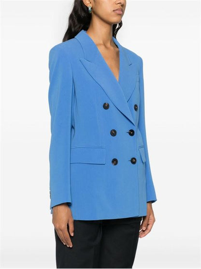 DOUBLE-BREASTED CADY JACKET