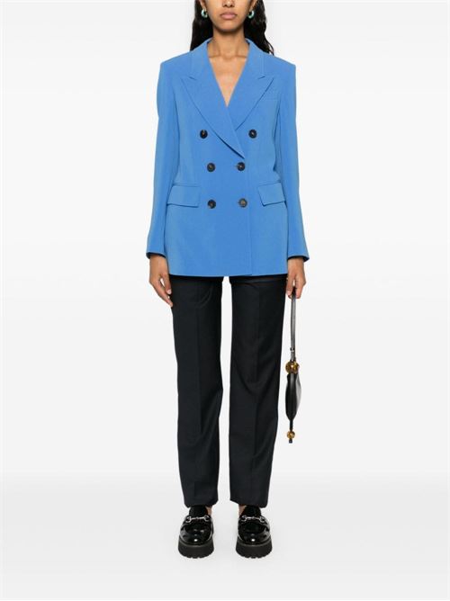 DOUBLE-BREASTED CADY JACKET
