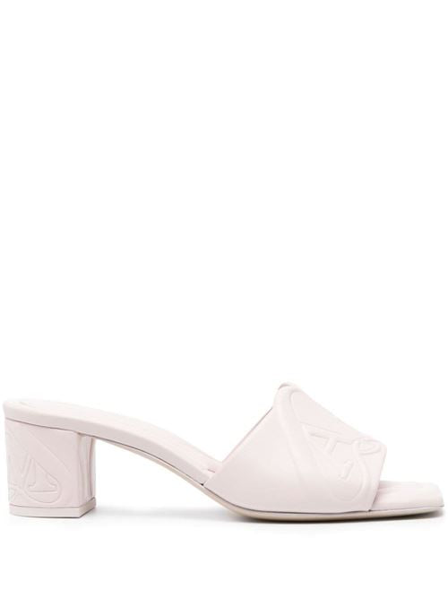 SEAL LEATHER MULES