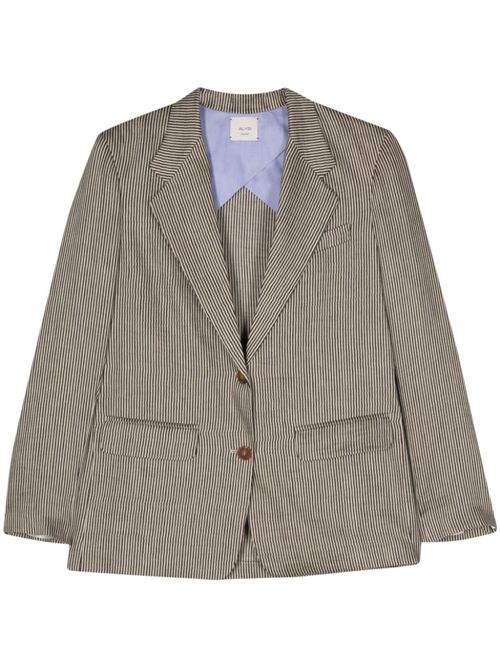 STRIPED SINGLE-BREASTED JACKET