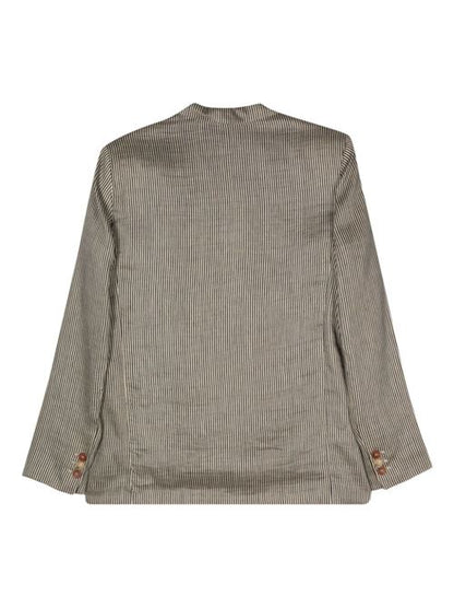 STRIPED SINGLE-BREASTED JACKET