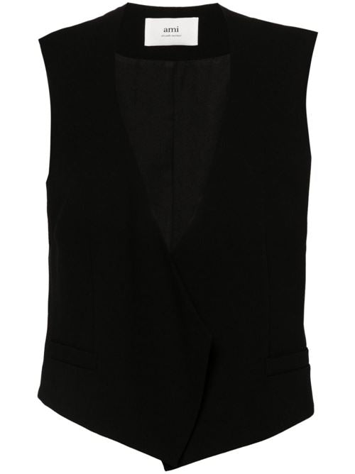 WOOL SLEEVELESS JACKET