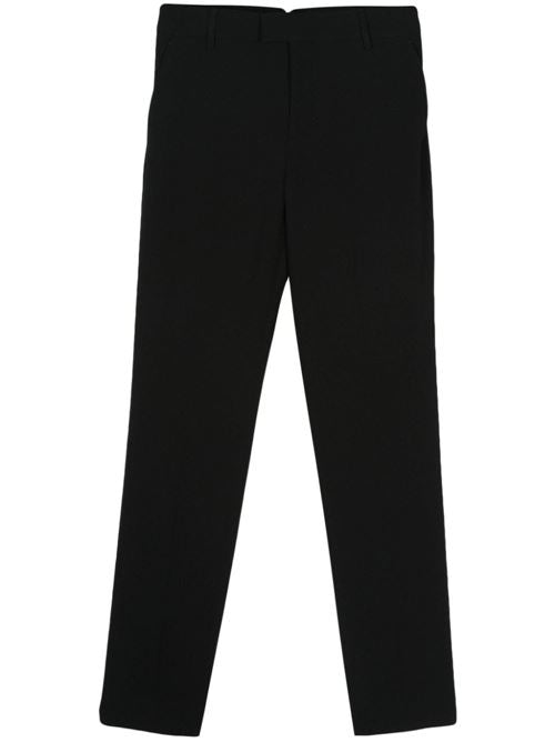 WOOL CIGARETTE TROUSERS