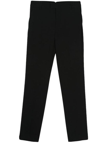 WOOL CIGARETTE TROUSERS