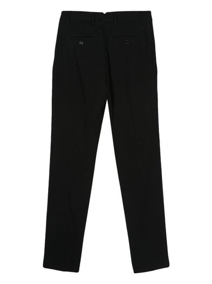 WOOL CIGARETTE TROUSERS