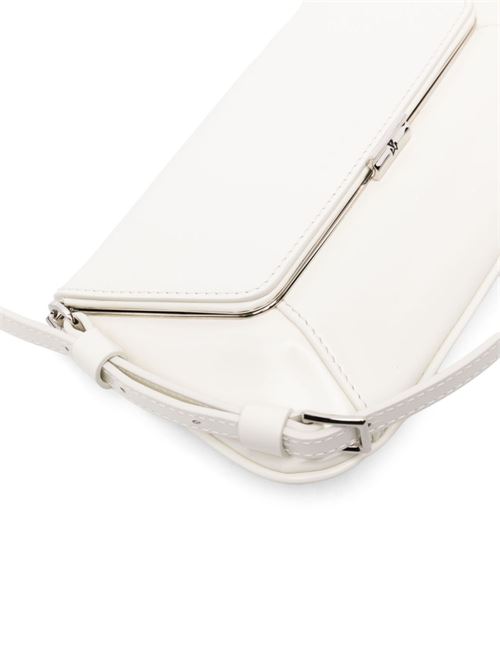 AMI MINI LEATHER SHOULDER BAG