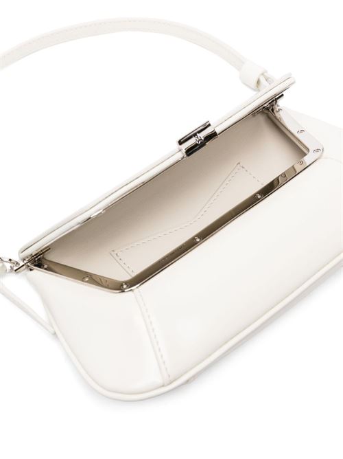 AMI MINI LEATHER SHOULDER BAG