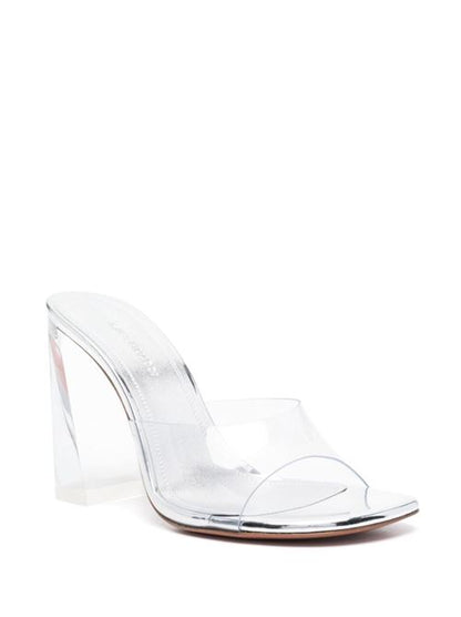 BRIGITTE PVC HEEL MULES