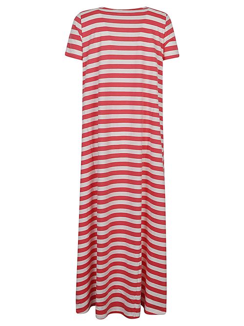 STRIPED COTTON LONG DRESS