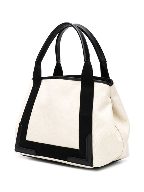 NAVY CABAS SMALL TOTE BAG