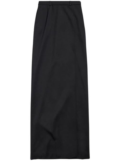 WOOL MIDI SKIRT
