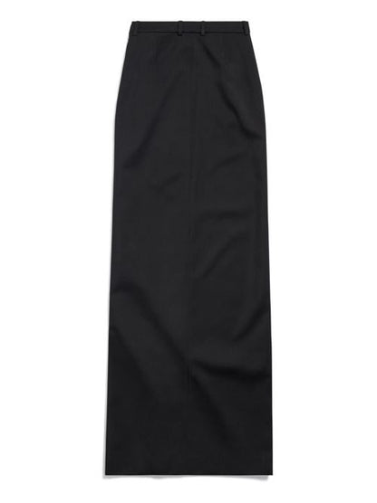 WOOL MIDI SKIRT