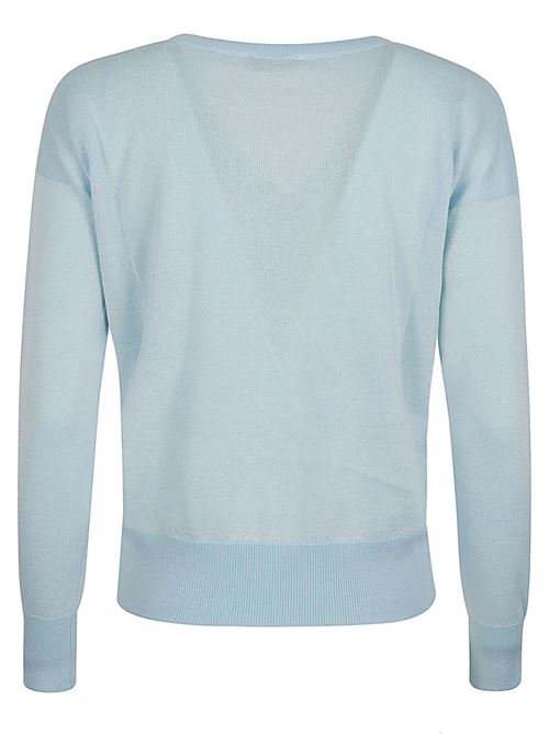 COTTON BLEND V-NECK SWEATER