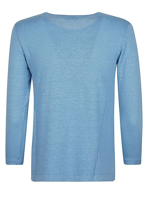 LINEN JERSEY LONG SLEEVE T-SHIRT