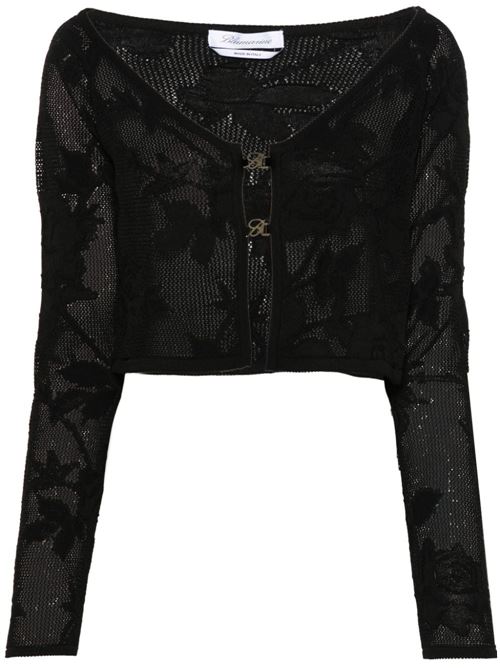 EMBROIDERED CROPPED CARDIGAN