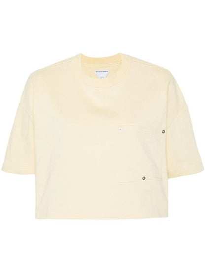 COTTON CROPPED T-SHIRT
