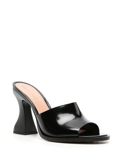 CHA-CHA PATENT LEATHER MULES