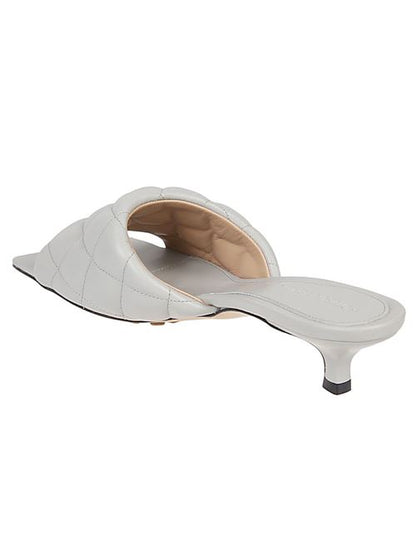 PADDED LEATHER MULES