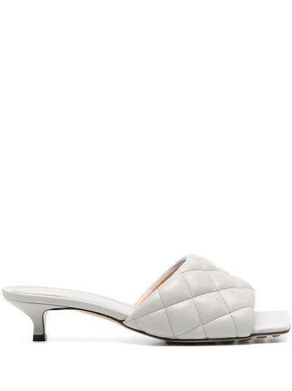 PADDED LEATHER MULES