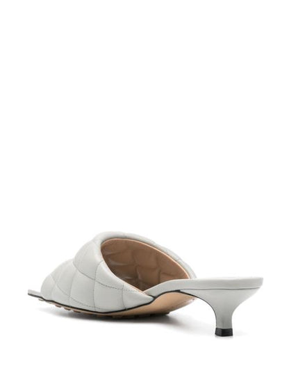 PADDED LEATHER MULES