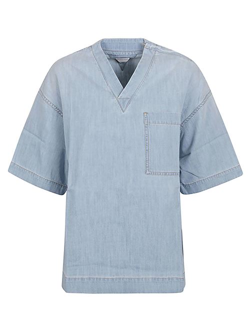 DENIM COTTON BLOUSE