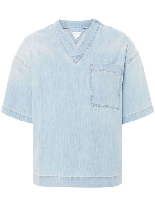 DENIM COTTON BLOUSE