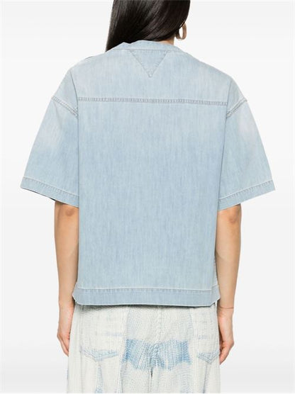DENIM COTTON BLOUSE