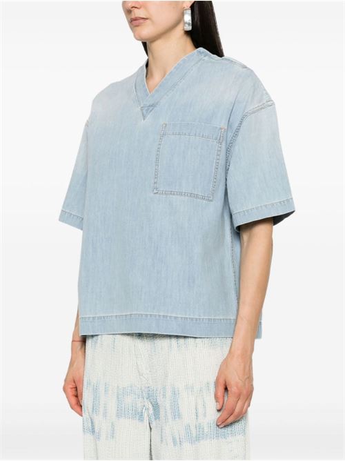 DENIM COTTON BLOUSE