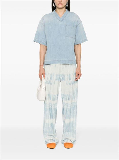 DENIM COTTON BLOUSE