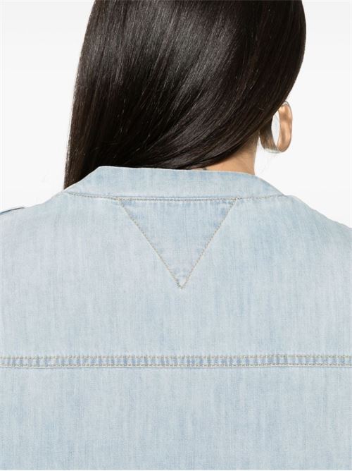DENIM COTTON BLOUSE