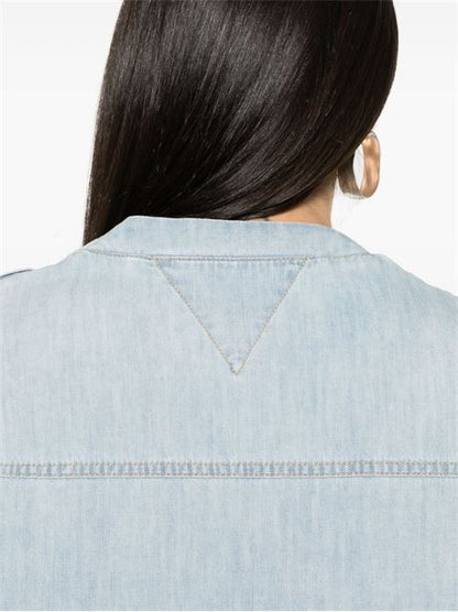 DENIM COTTON BLOUSE