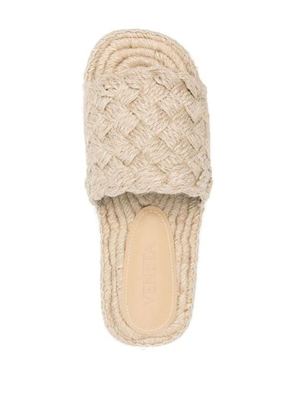 JACK RAFIA FLAT SANDALS