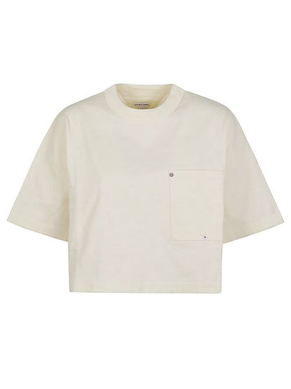 CROPPED COTTON T-SHIRT