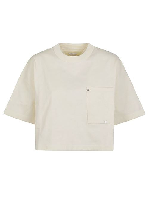CROPPED COTTON T-SHIRT