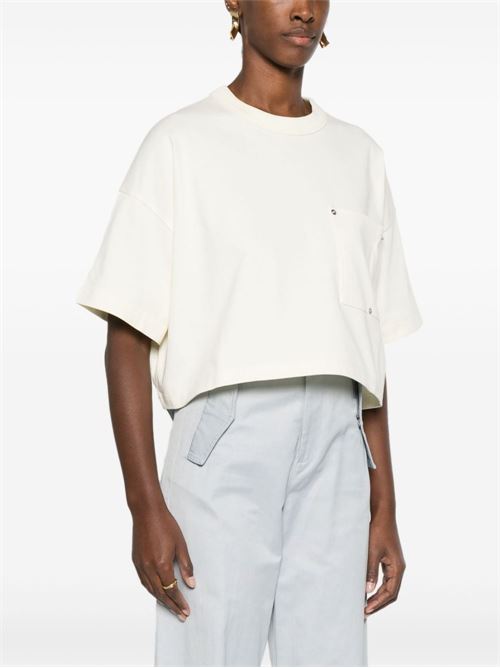 CROPPED COTTON T-SHIRT