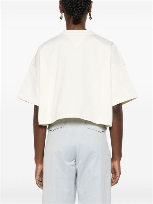 CROPPED COTTON T-SHIRT