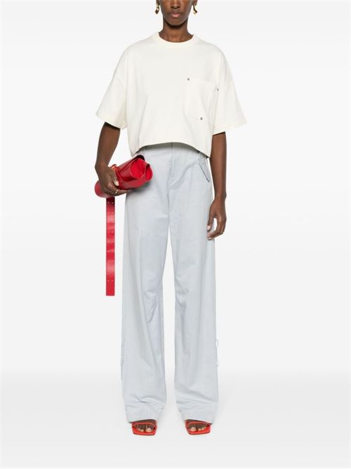 CROPPED COTTON T-SHIRT
