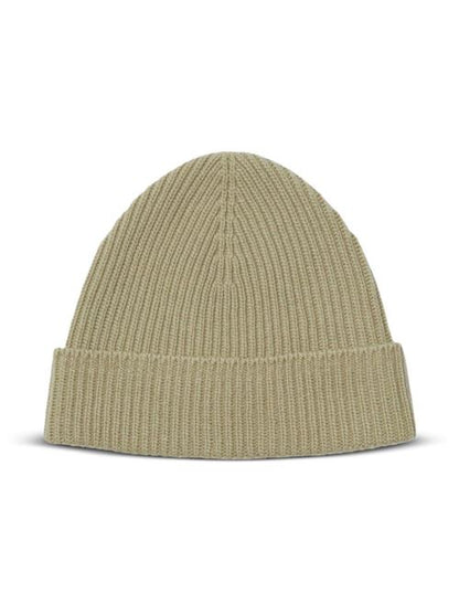 WOOL AND CASHMERE BLEND BEANIE