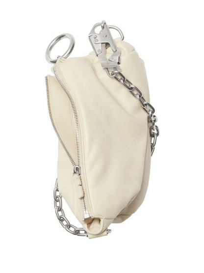 KNIGHT SMALL LEATHER SHOULDER BAG