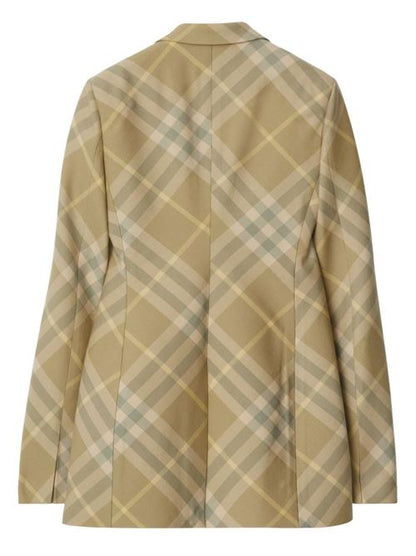 WOOL SINGLE-BREASTED BLAZER JACKET