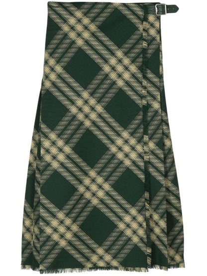 WOOL MIDI SKIRT