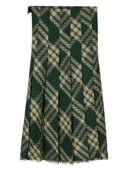 WOOL MIDI SKIRT
