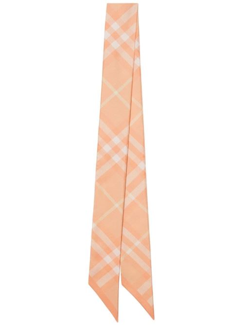 CHECKED SILK SCARF