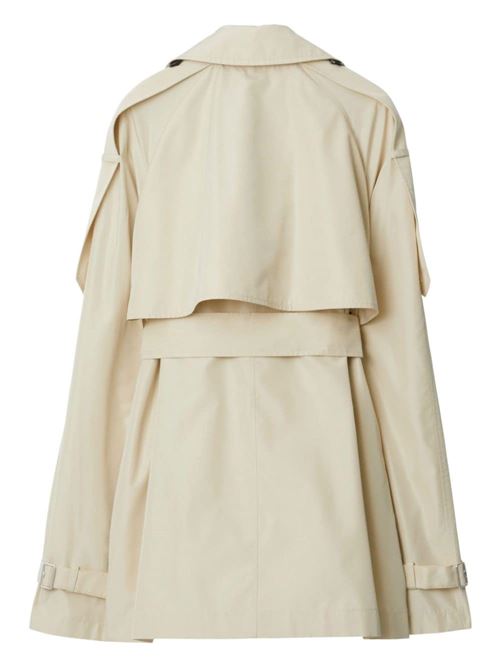 SILK SHORT TRENCH COAT