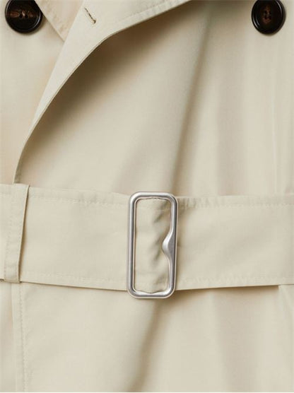 SILK SHORT TRENCH COAT