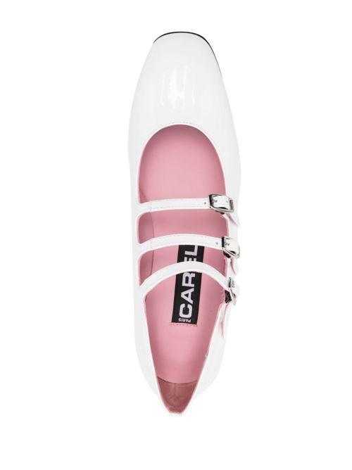 ARIANA PATENT LEATHER BALLET FLATS