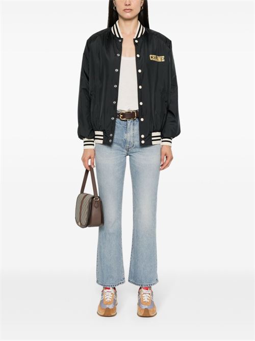 FLARED LEG DENIM JEANS