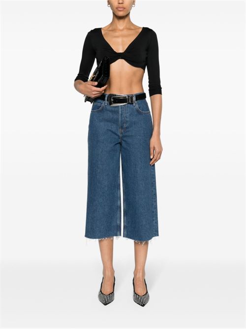 SILK CROPPED TOP
