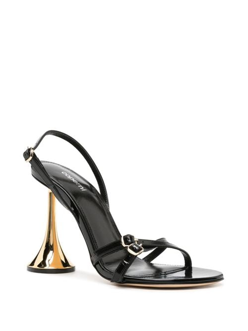 LEATHER HEEL SANDALS